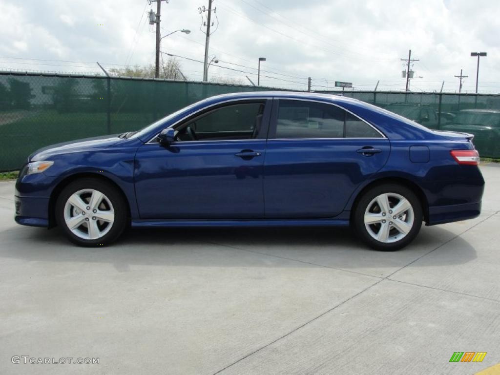 2011 Camry SE - Blue Ribbon Metallic / Ash photo #6