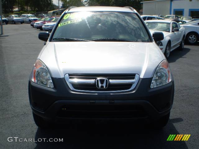 2004 CR-V LX - Satin Silver Metallic / Black photo #2