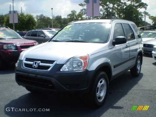2004 CR-V LX - Satin Silver Metallic / Black photo #3