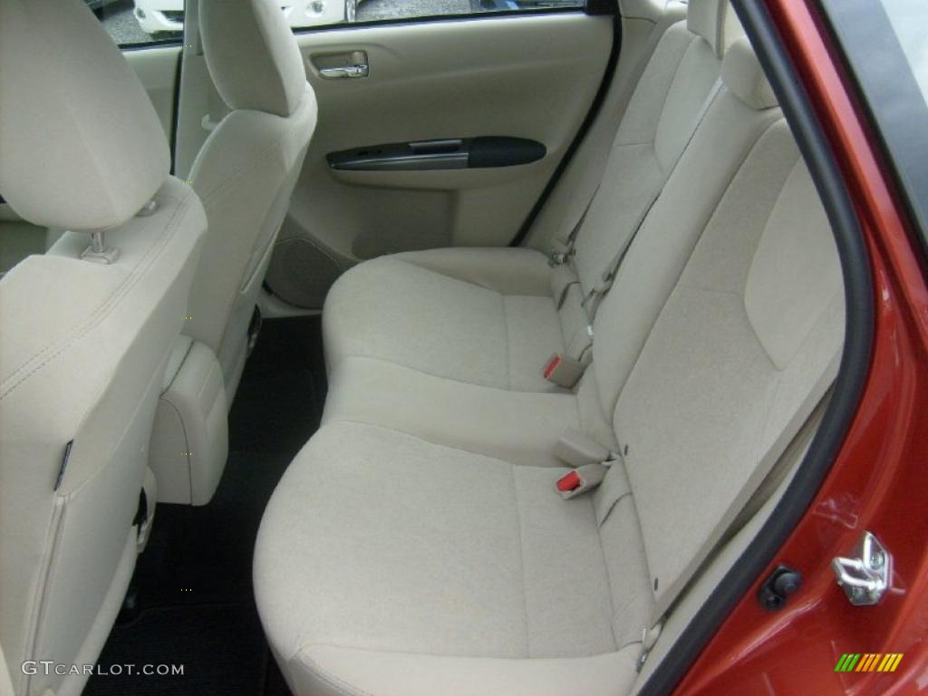 Ivory Interior 2011 Subaru Impreza 2.5i Premium Sedan Photo #47065703