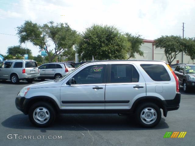 2004 CR-V LX - Satin Silver Metallic / Black photo #4