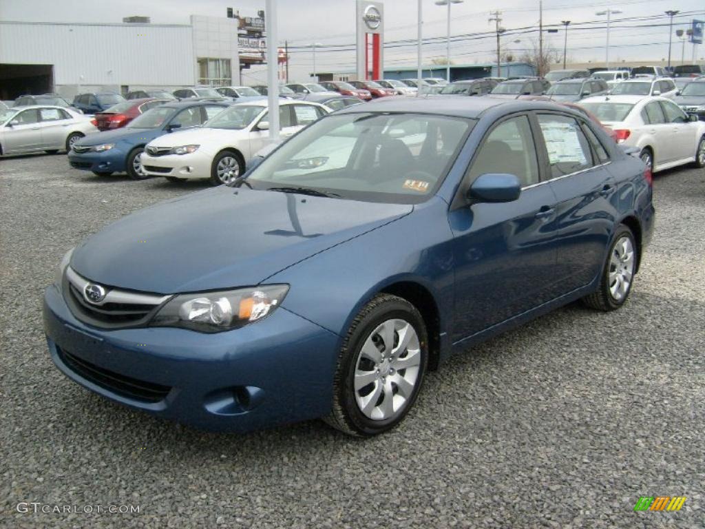 Marine Blue Pearl 2011 Subaru Impreza 2.5i Sedan Exterior Photo #47066354