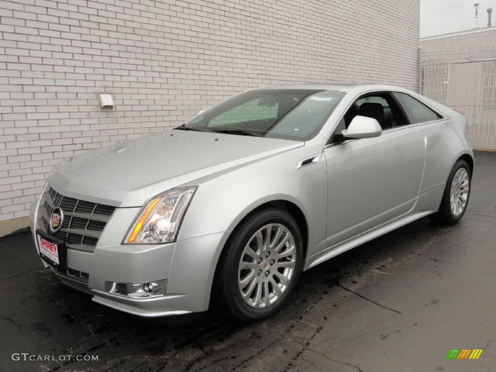 Radiant Silver Metallic 2011 Cadillac CTS Coupe Exterior Photo #47066366