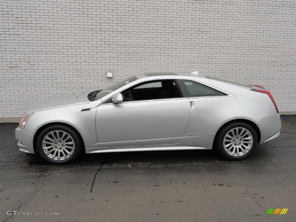 Radiant Silver Metallic 2011 Cadillac CTS Coupe Exterior Photo #47066459