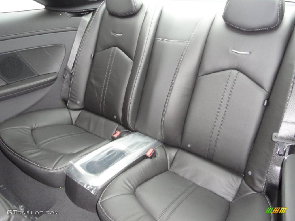 Ebony Interior 2011 Cadillac CTS Coupe Photo #47066504
