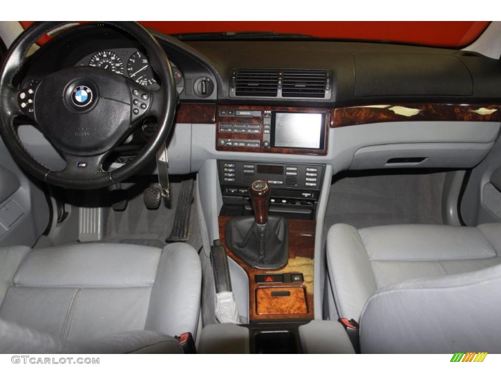 1999 BMW 5 Series 540i Sedan Grey Dashboard Photo #47066777