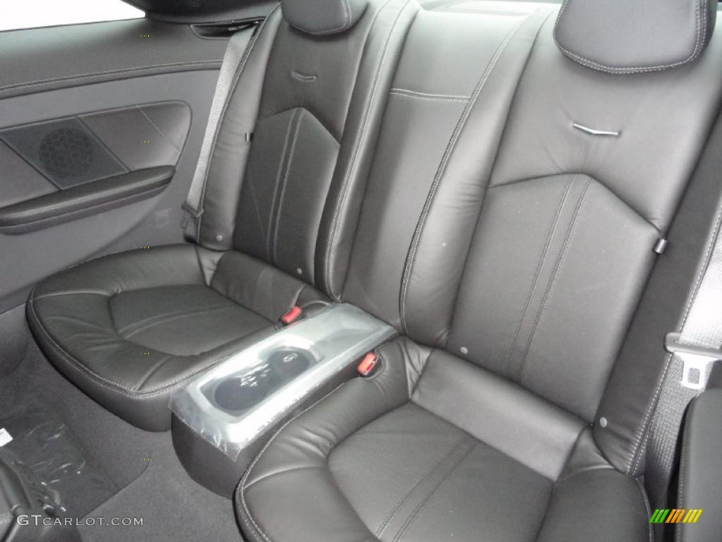 Ebony Interior 2011 Cadillac CTS 4 AWD Coupe Photo #47066837