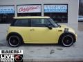 2002 Liquid Yellow Mini Cooper Hardtop  photo #7