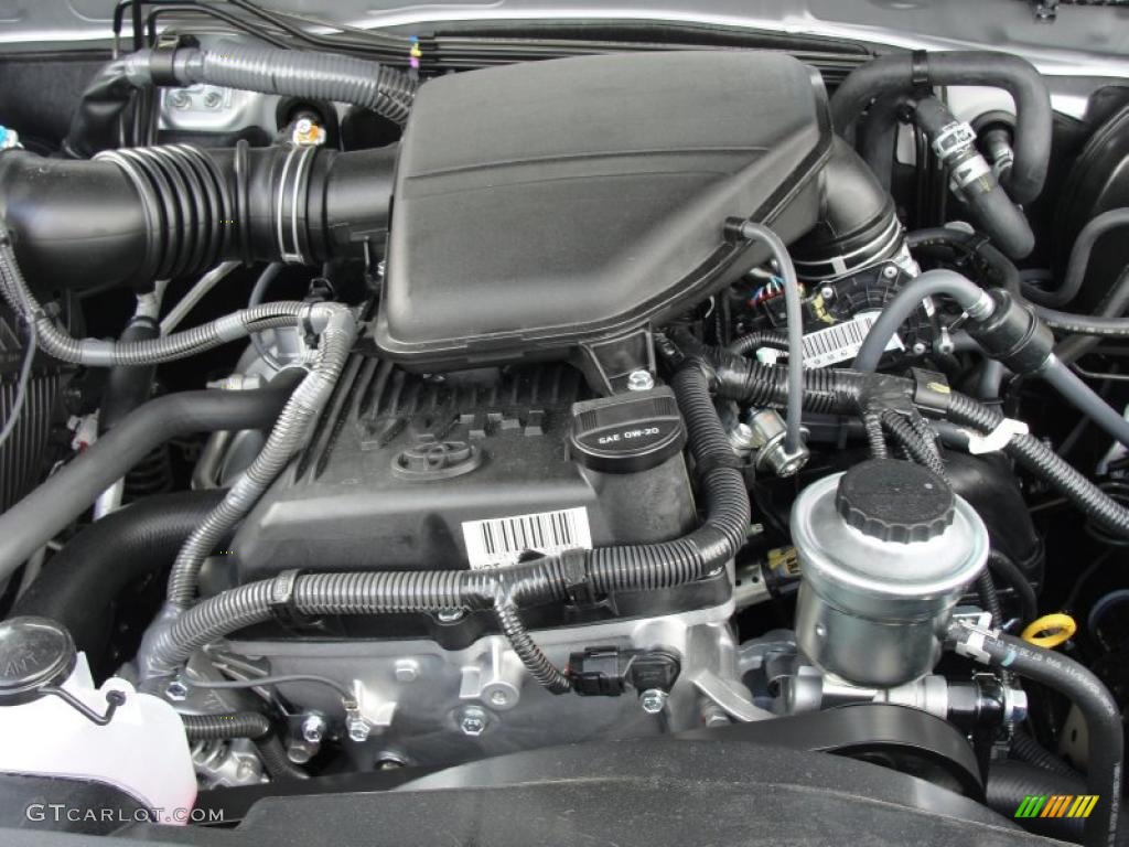 2011 Toyota Tacoma SR5 PreRunner Double Cab 2.7 Liter DOHC 16-Valve VVT-i 4 Cylinder Engine Photo #47067413