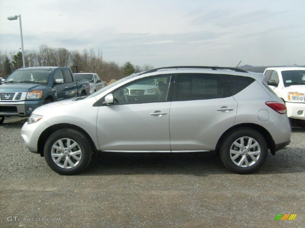 Brilliant Silver 2011 Nissan Murano SL AWD Exterior Photo #47067542