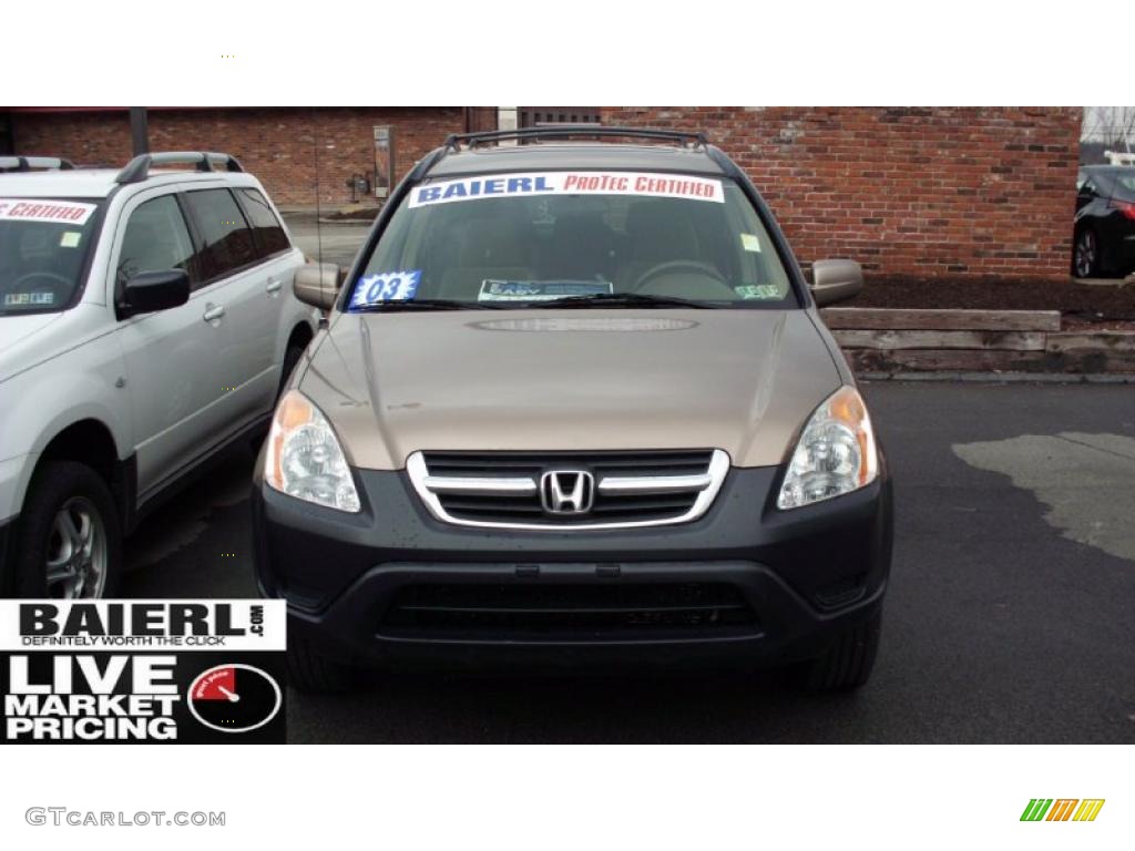 2003 CR-V EX 4WD - Mojave Mist Metallic / Saddle photo #2