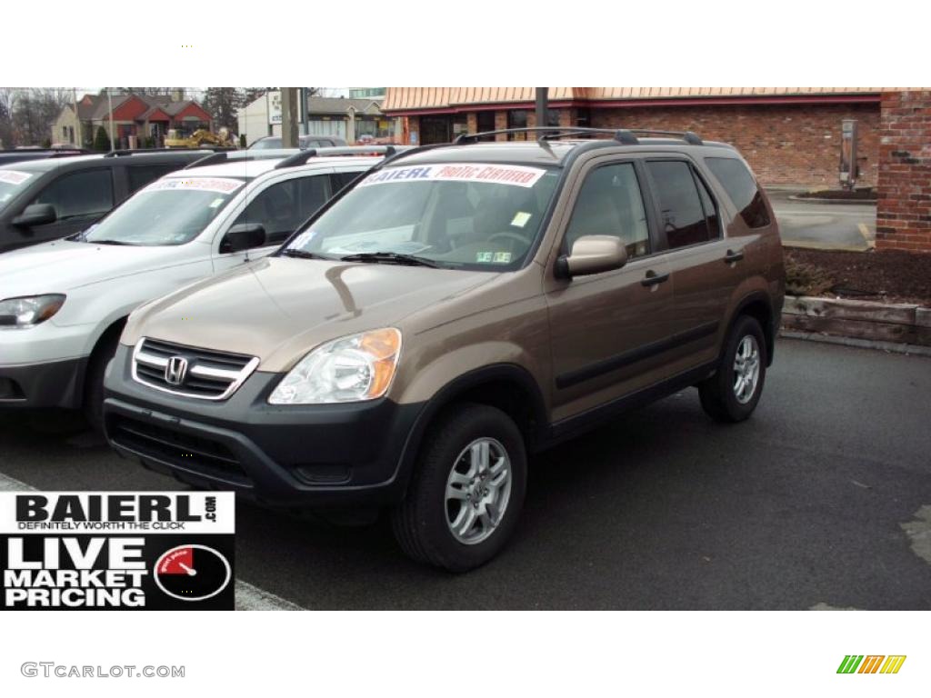 2003 CR-V EX 4WD - Mojave Mist Metallic / Saddle photo #3
