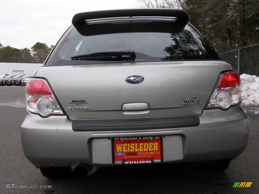 2007 Impreza WRX Wagon - Crystal Gray Metallic / Anthracite Black photo #5