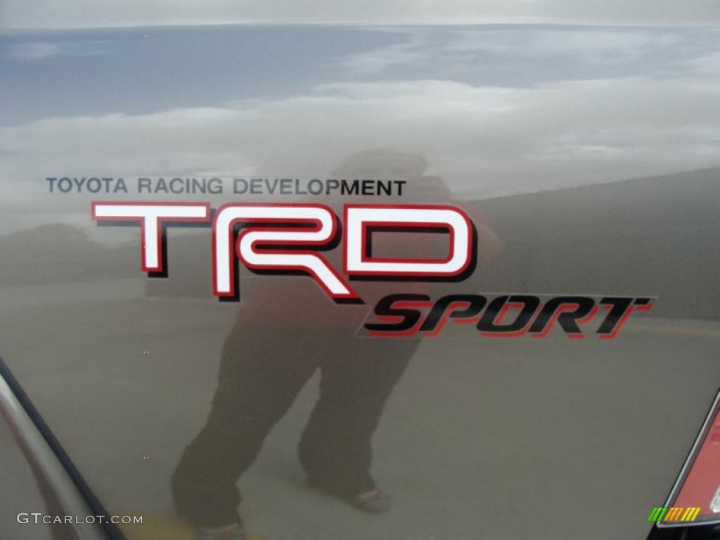 2011 Tacoma V6 TRD Sport PreRunner Double Cab - Pyrite Mica / Graphite Gray photo #15