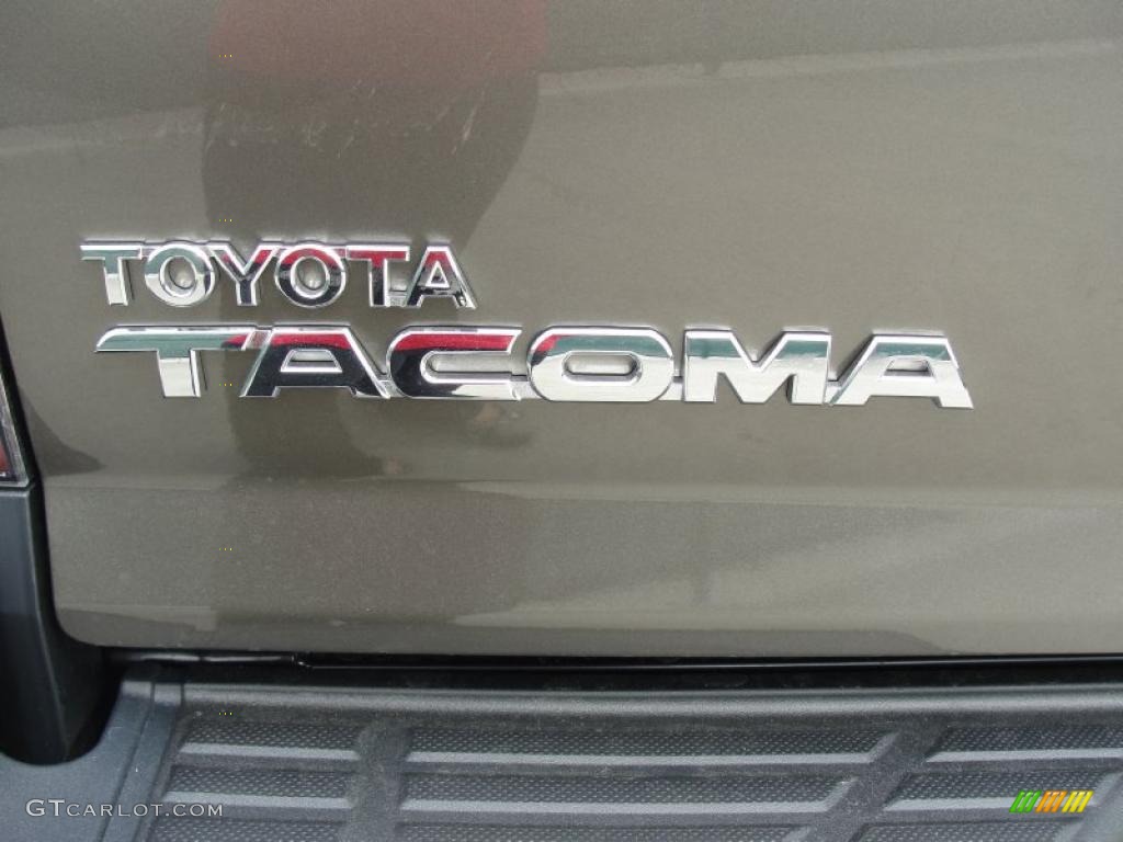 2011 Tacoma V6 TRD Sport PreRunner Double Cab - Pyrite Mica / Graphite Gray photo #16