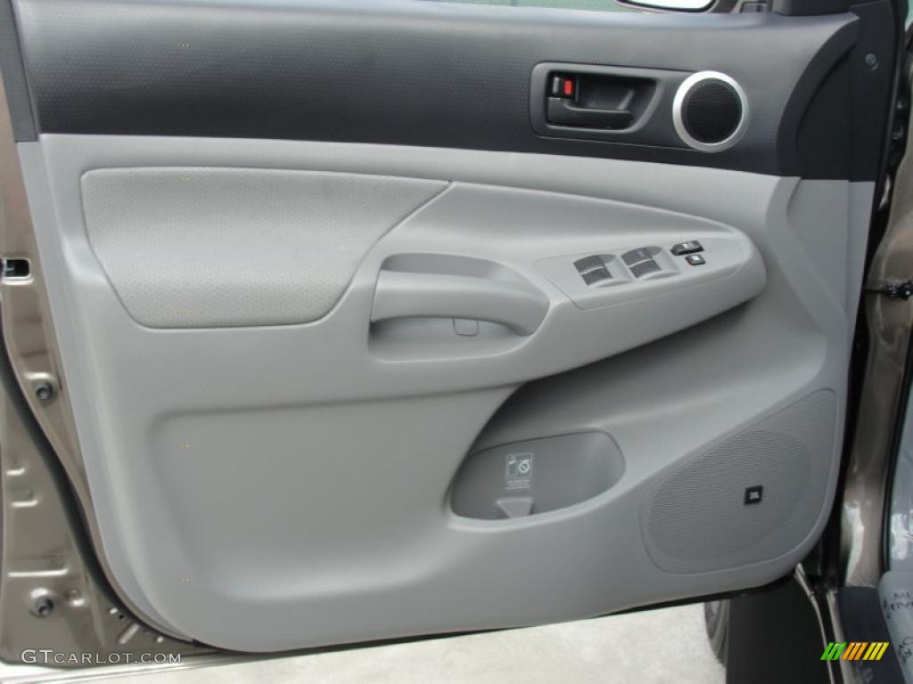 2011 Tacoma V6 TRD Sport PreRunner Double Cab - Pyrite Mica / Graphite Gray photo #22