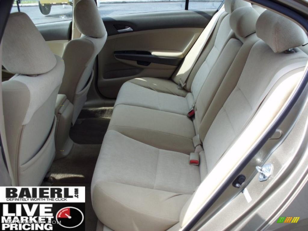 2008 Accord LX-P Sedan - Bold Beige Metallic / Ivory photo #12