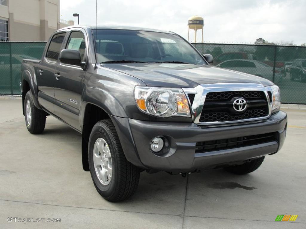 2011 Tacoma V6 PreRunner Double Cab - Magnetic Gray Metallic / Graphite Gray photo #1