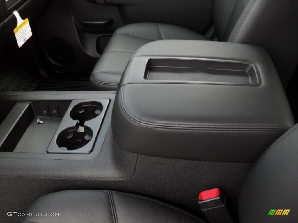 2011 Silverado 1500 LT Extended Cab 4x4 - Sheer Silver Metallic / Ebony photo #9
