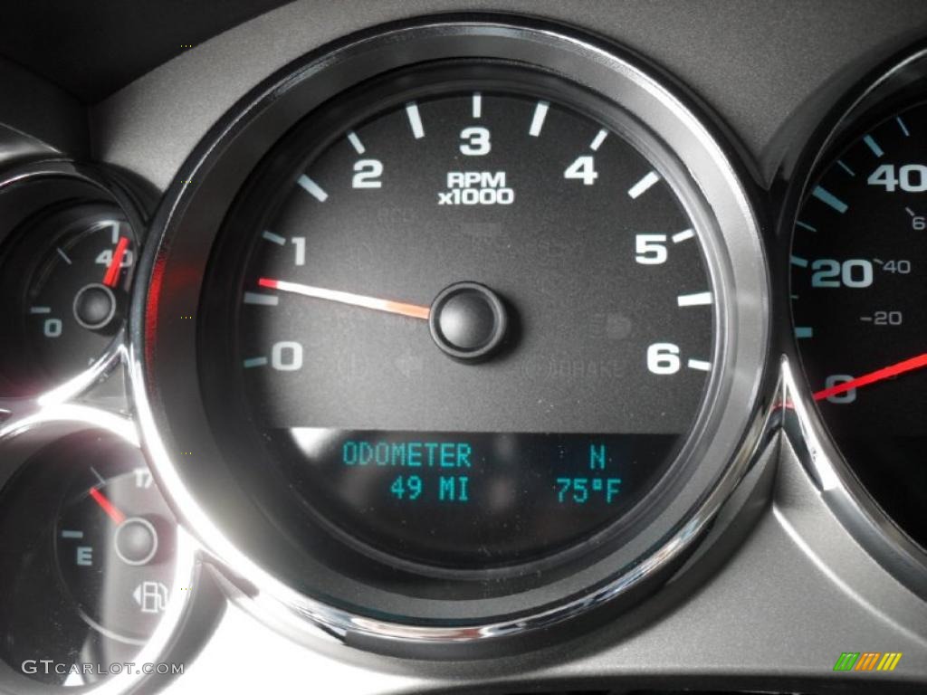 2011 Silverado 1500 LT Extended Cab 4x4 - Sheer Silver Metallic / Ebony photo #13