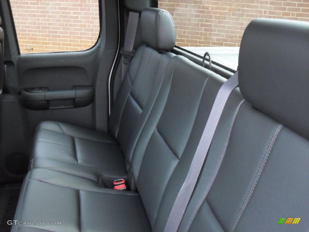 2011 Silverado 1500 LT Extended Cab 4x4 - Sheer Silver Metallic / Ebony photo #14