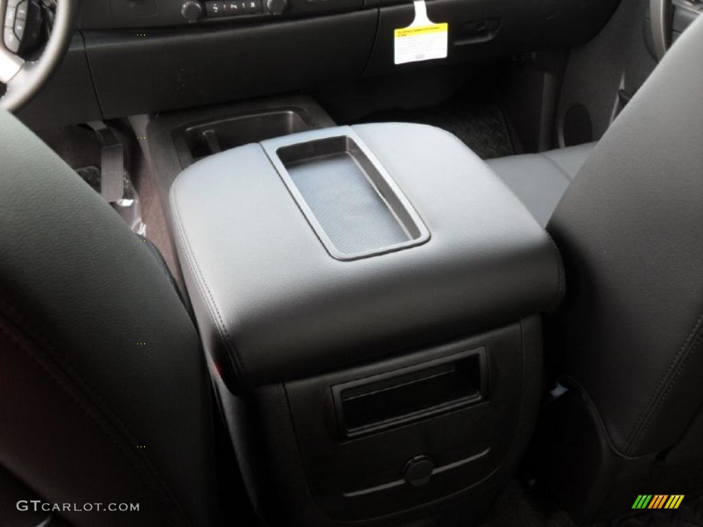 2011 Silverado 1500 LT Extended Cab 4x4 - Sheer Silver Metallic / Ebony photo #16