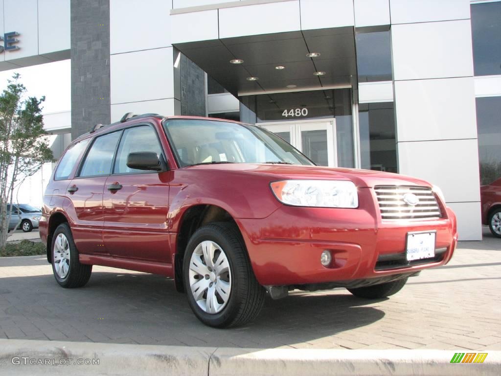 Garnet Red Pearl Subaru Forester