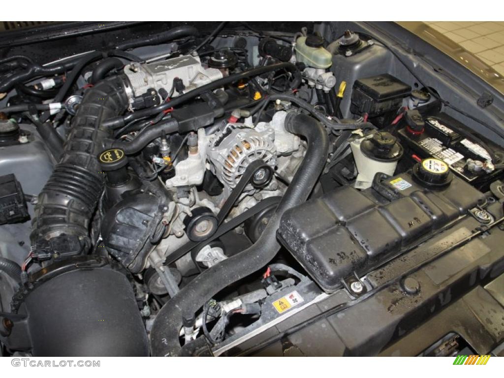 2002 Ford Mustang GT Coupe 4.6 Liter SOHC 16-Valve V8 Engine Photo #47071193