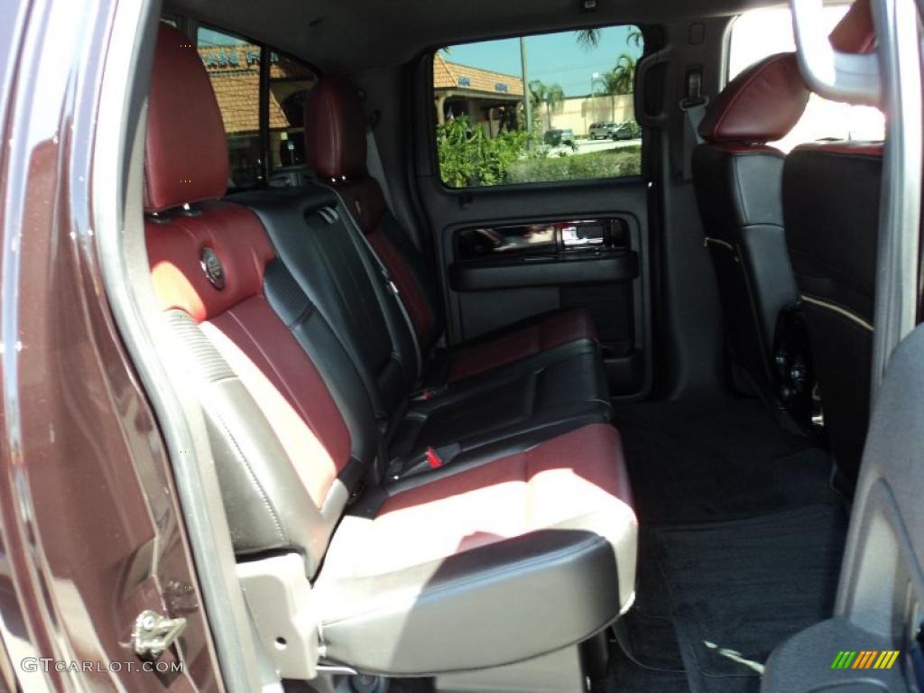Harley Davidson Lava Red/Black Interior 2010 Ford F150 Harley-Davidson SuperCrew Photo #47071460