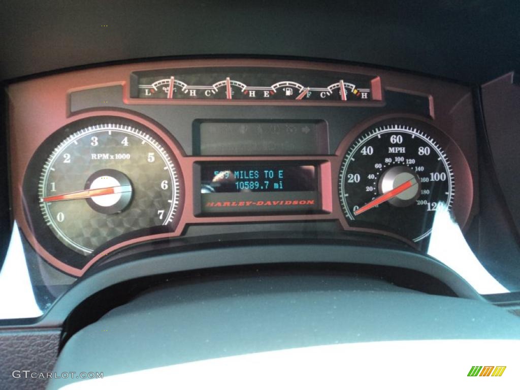 2010 Ford F150 Harley-Davidson SuperCrew Gauges Photo #47071589