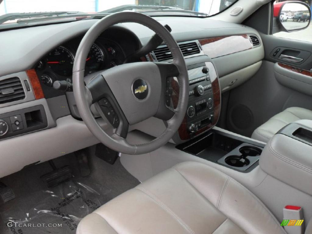 2008 Silverado 1500 LTZ Crew Cab - Victory Red / Light Titanium/Dark Titanium photo #27