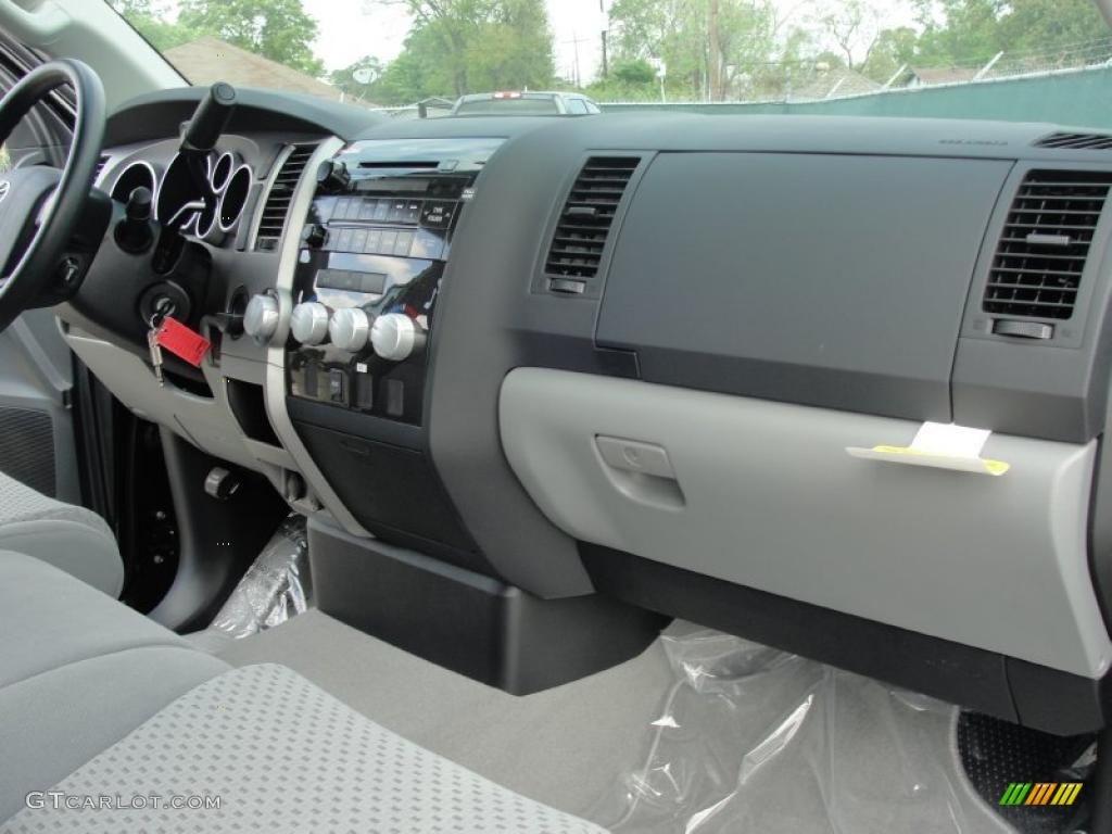 2011 Toyota Tundra Texas Edition Double Cab Graphite Gray Dashboard Photo #47072012
