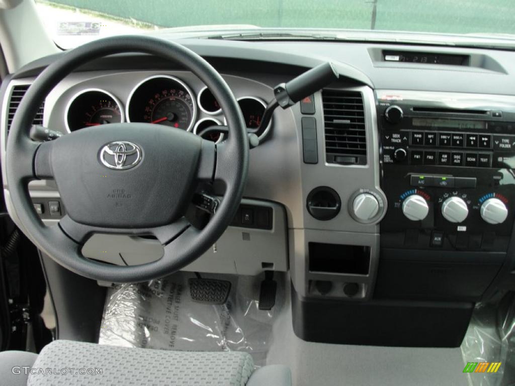 2011 Tundra Texas Edition Double Cab - Black / Graphite Gray photo #25