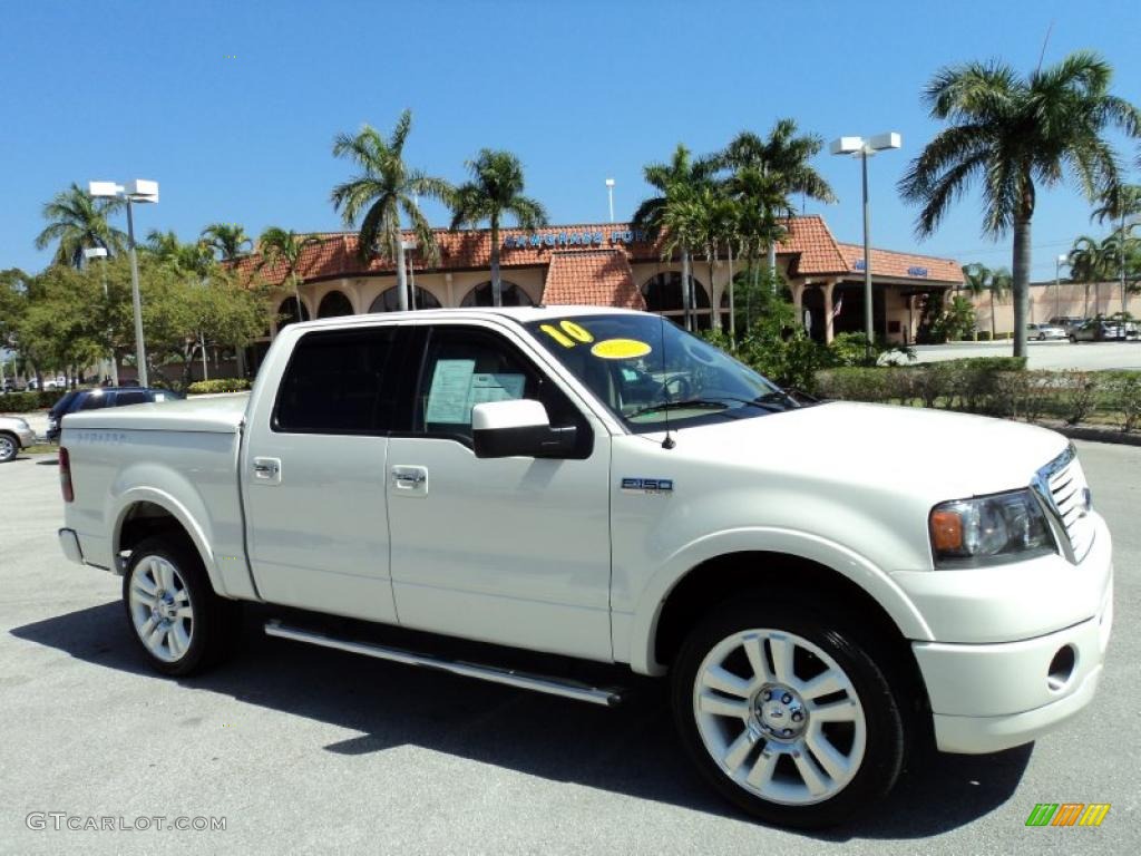 White Sand Tri-Coat 2008 Ford F150 Limited SuperCrew 4x4 Exterior Photo #47072138