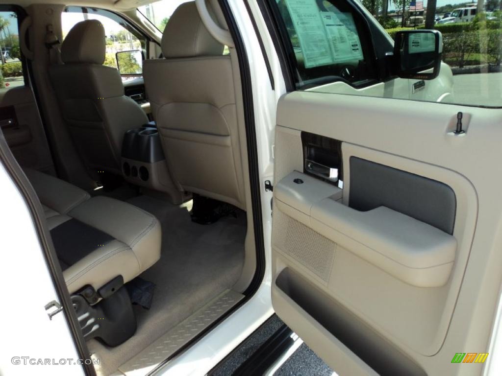 Tan Interior 2008 Ford F150 Limited SuperCrew 4x4 Photo #47072453