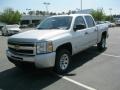 Sheer Silver Metallic - Silverado 1500 LS Crew Cab Photo No. 4