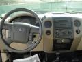 Tan 2007 Ford F150 XL SuperCab 4x4 Dashboard