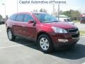 2011 Red Jewel Metallic Chevrolet Traverse LT  photo #1