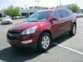 2011 Red Jewel Metallic Chevrolet Traverse LT  photo #4