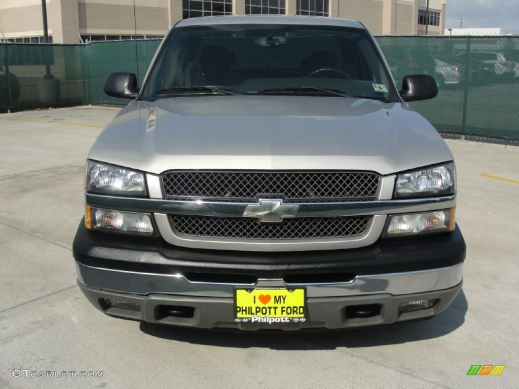 2005 Silverado 1500 LS Extended Cab - Silver Birch Metallic / Medium Gray photo #8