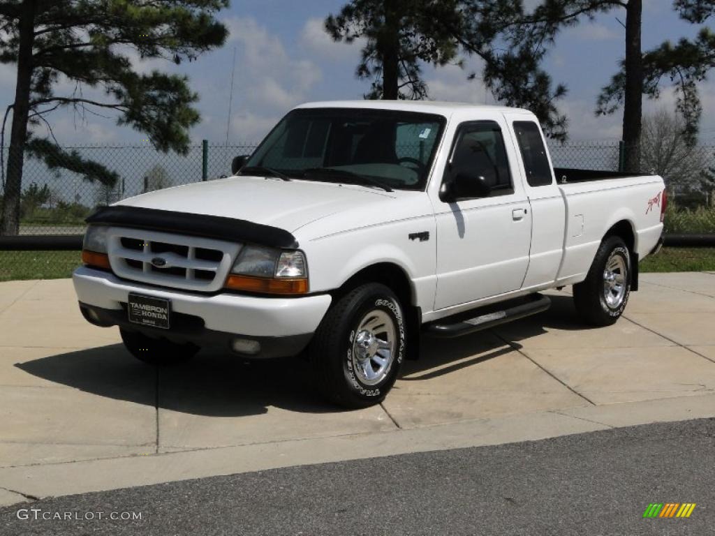 Oxford White 1999 Ford Ranger Sport Extended Cab Exterior Photo #47073965