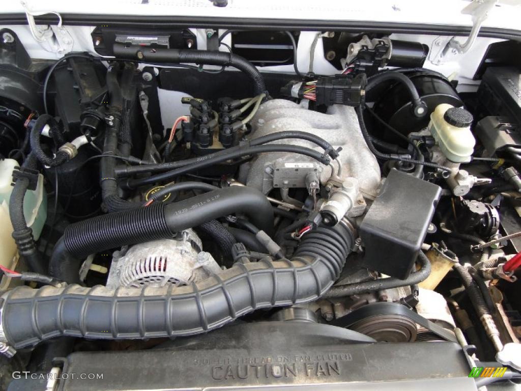 1999 Ford Ranger Sport Extended Cab Engine Photos
