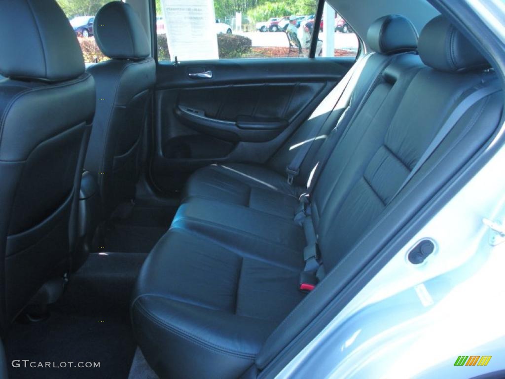 2005 Accord EX-L V6 Sedan - Satin Silver Metallic / Black photo #14