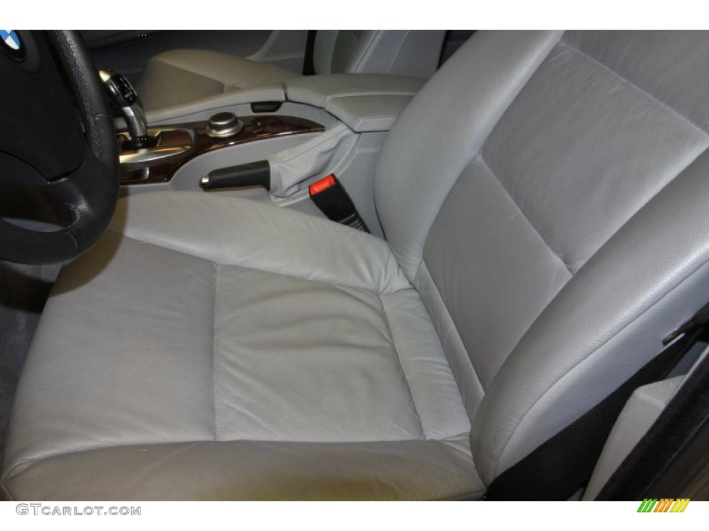 2008 5 Series 528i Sedan - Space Grey Metallic / Grey photo #6