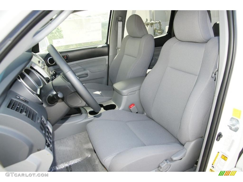 Graphite Gray Interior 2011 Toyota Tacoma V6 TRD Sport Double Cab 4x4 Photo #47074811