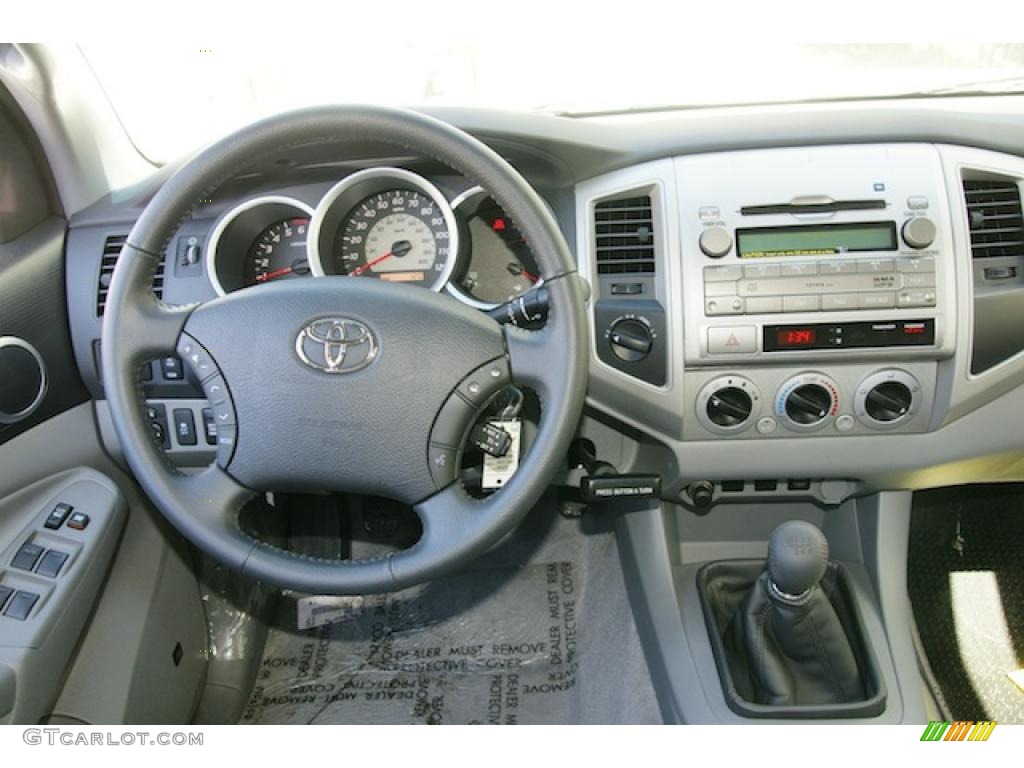 2011 Toyota Tacoma V6 TRD Sport Double Cab 4x4 Graphite Gray Dashboard Photo #47074838