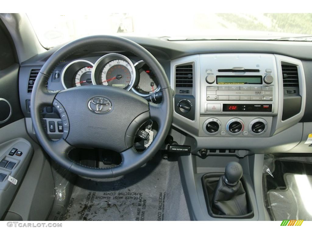 2011 Toyota Tacoma V6 SR5 Double Cab 4x4 Graphite Gray Dashboard Photo #47074988