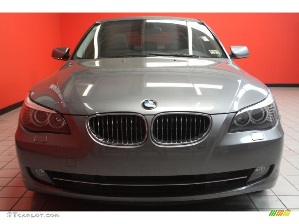 2008 5 Series 528i Sedan - Space Grey Metallic / Grey photo #24