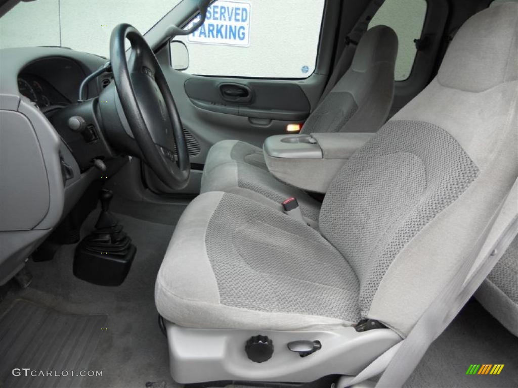 Medium Graphite Interior 2000 Ford F150 XLT Extended Cab 4x4 Photo #47075177