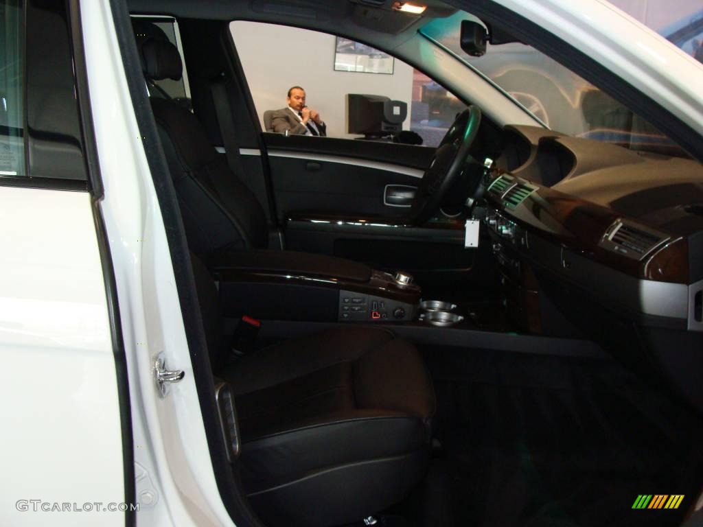 2007 7 Series 750Li Sedan - Alpine White / Black photo #11